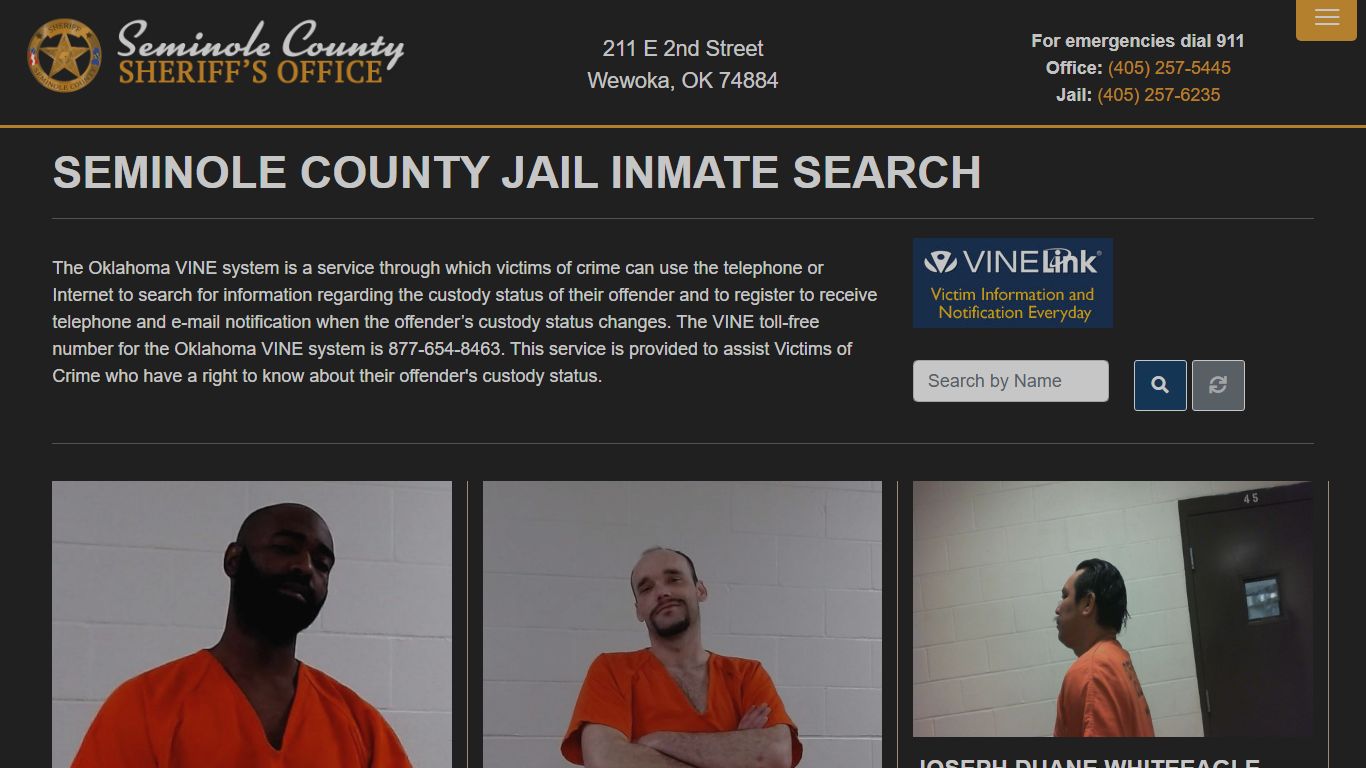 Inmate Search - Seminole County Sheriff's Office